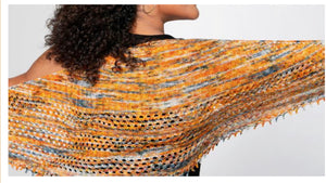 October 2023 Exclusive Kit - Ouray Shawl Pattern + 2 Skeins of "Fall in Mount Sneffels”