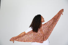 Load image into Gallery viewer, July 2023 Exclusive Kit - &quot;Red Rocks, Blue Skies&quot; Shawl Pattern + 2 Skeins of &quot;Vortex”