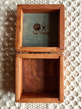 Load image into Gallery viewer, Two Sheeps Wooden Notion Boxes with Logo - Lt Walnut/Worn Navy