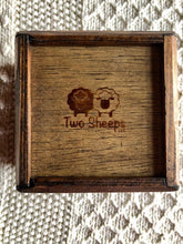 Load image into Gallery viewer, Two Sheeps Wooden Notion Boxes with Logo - Dark Walnut/Dark Walnut