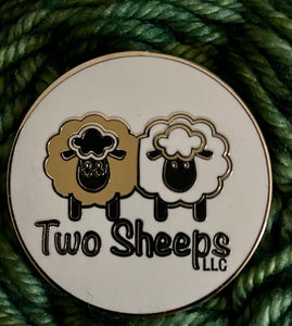 Two Sheeps Enamel Pin