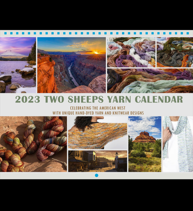 2023 Yarn Calendar: A Celebration of the American West