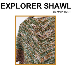 March 2023 Exclusive Knitwear Pattern - "Explorer Shawl"